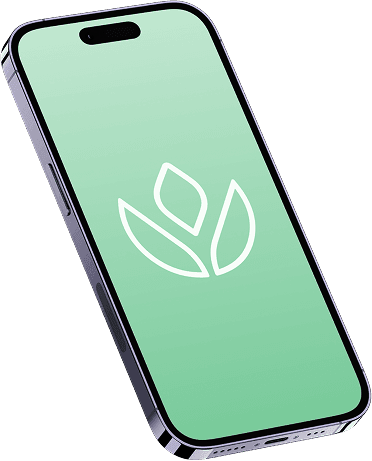 Imagem de um celular com o app Naturals Club